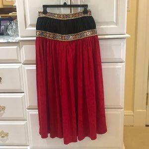 Oscar de la Renta silk skirt